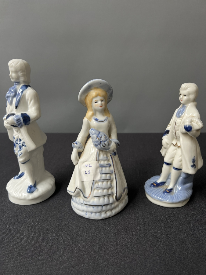 ÜÇLÜ PORSELEN FİGÜR SETİ