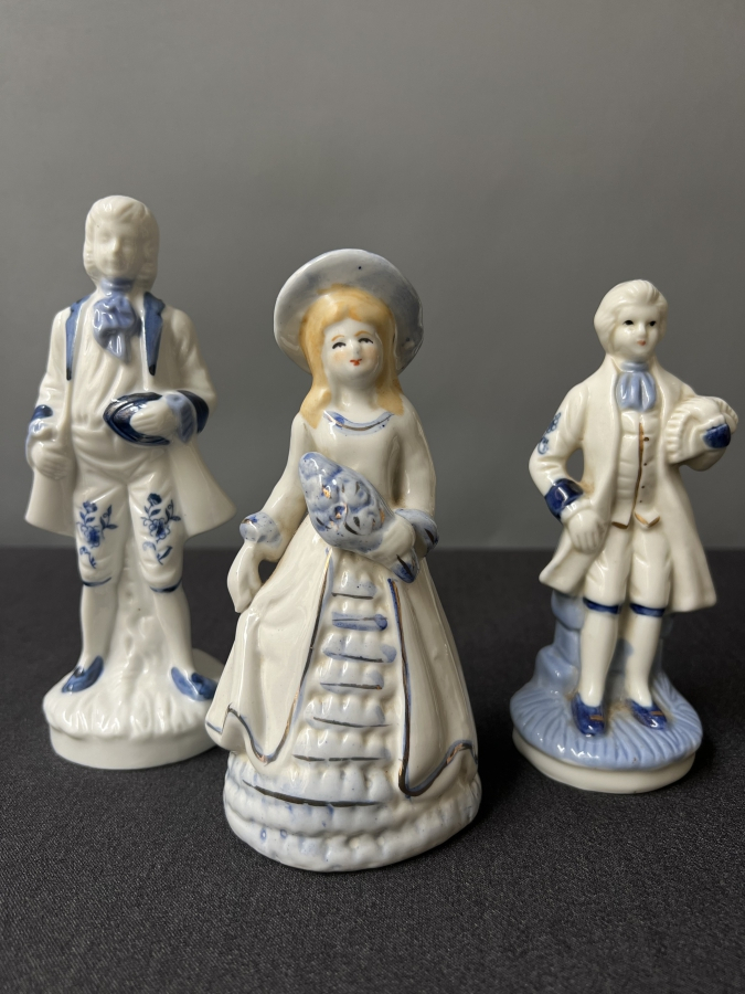 ÜÇLÜ PORSELEN FİGÜR SETİ