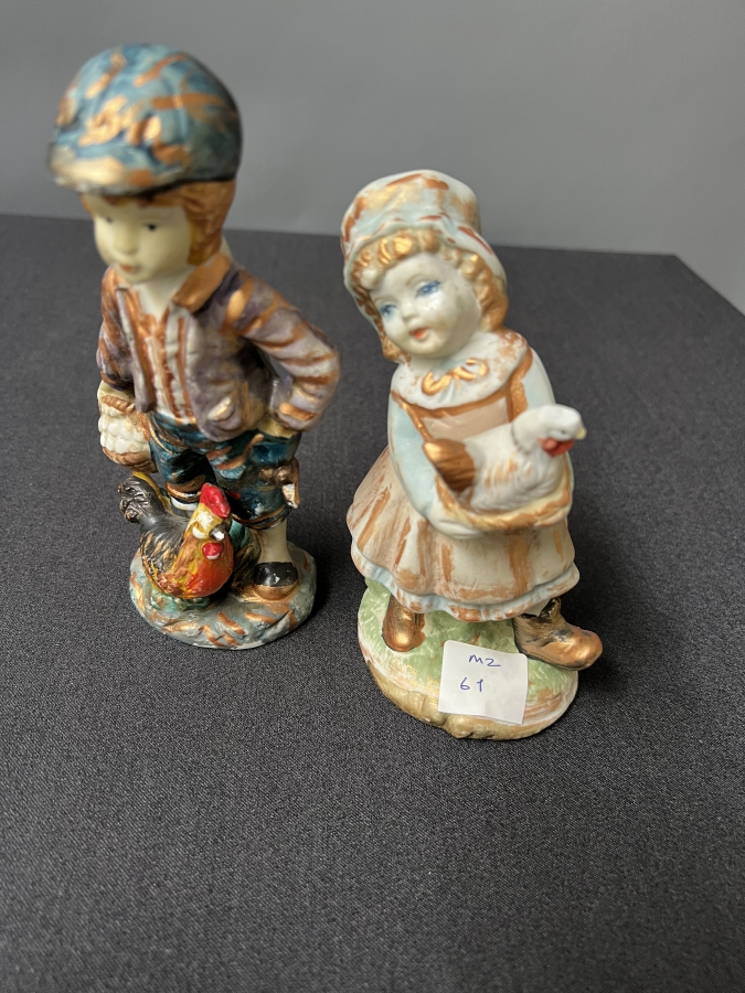 İKİLİ SERAMİK ÇOCUK FİGÜR SETİ