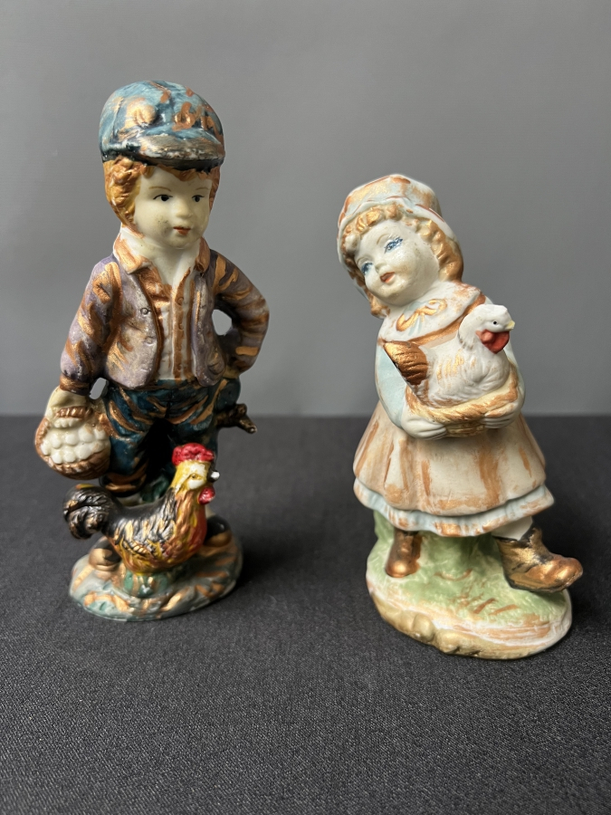 İKİLİ SERAMİK ÇOCUK FİGÜR SETİ