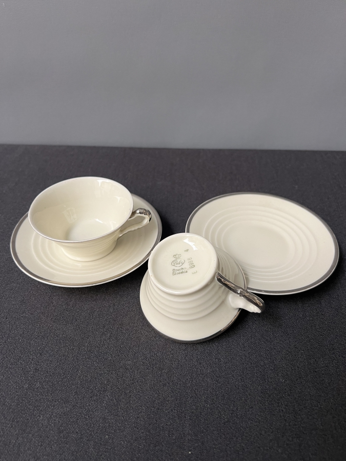 ÇEKOSLOVAK İNCE PORSELEN 2’Lİ FİNCAN TAKIMI