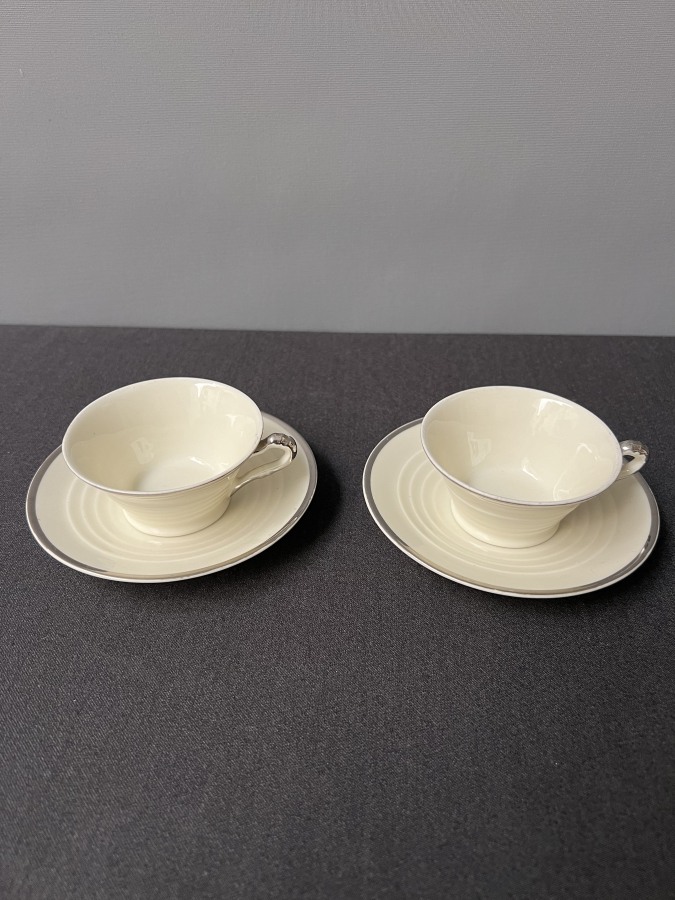 ÇEKOSLOVAK İNCE PORSELEN 2’Lİ FİNCAN TAKIMI
