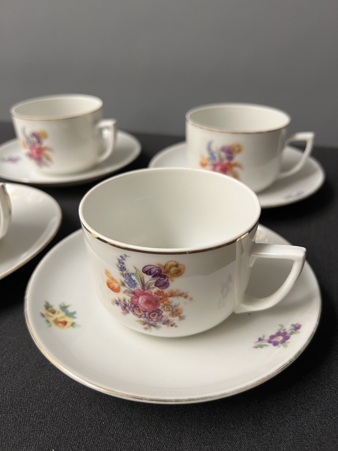 ÇEKOSLOVAK PORSELEN FİNCAN TAKIMI (5 ADET)