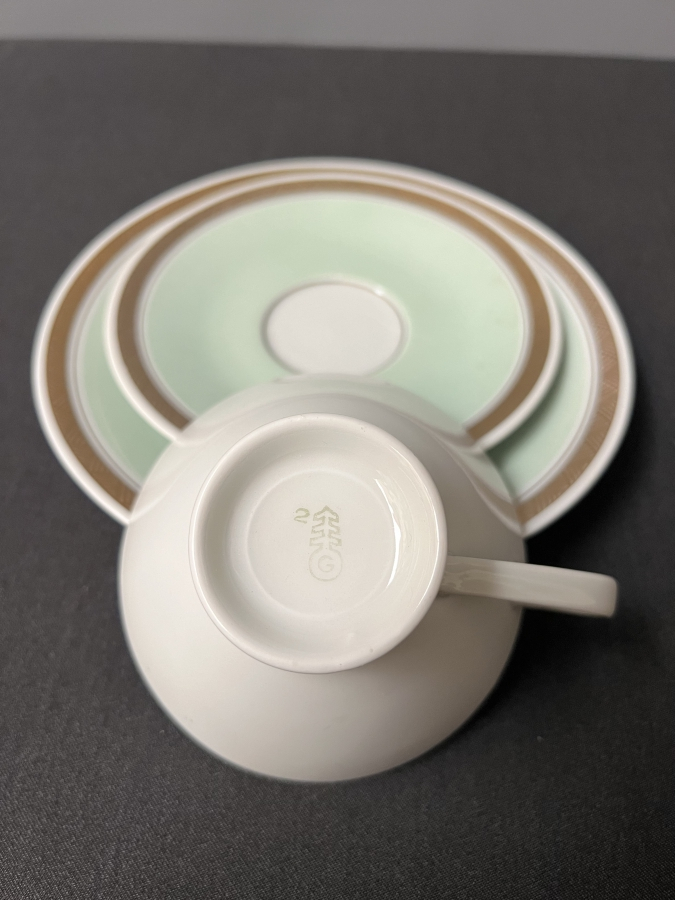 ALMAN PORSELEN FİNCAN TAKIMI (4 PARÇA)