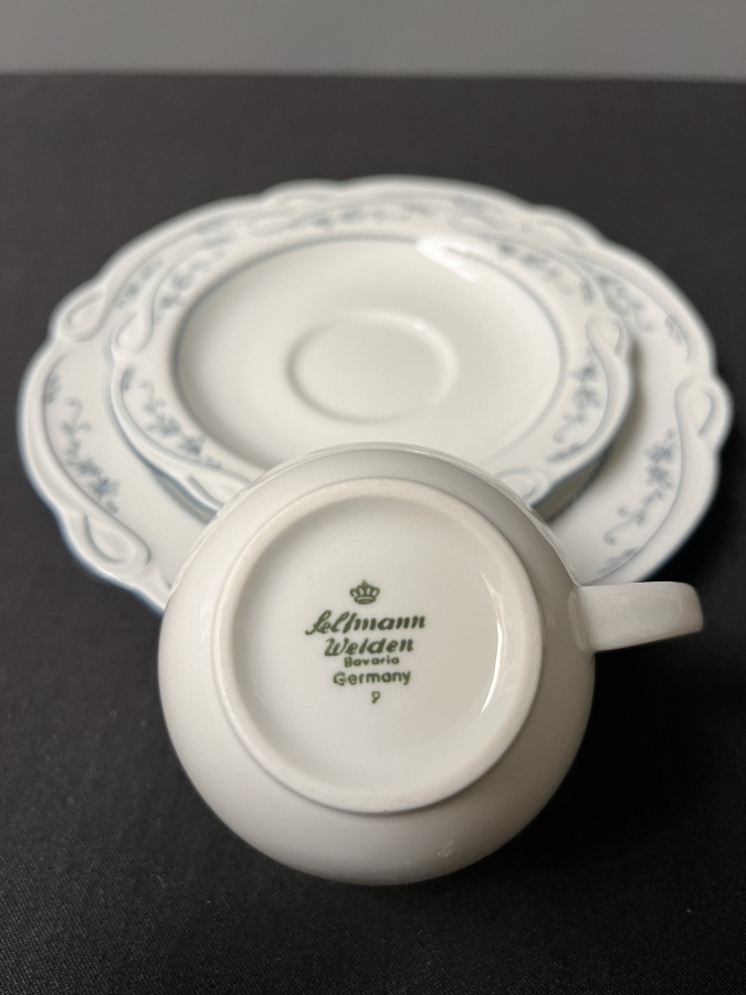 SELTMAN WEIDEN BAVARIA 3’LÜ FİNCAN TAKIMI (ALMAN PORSELENİ)