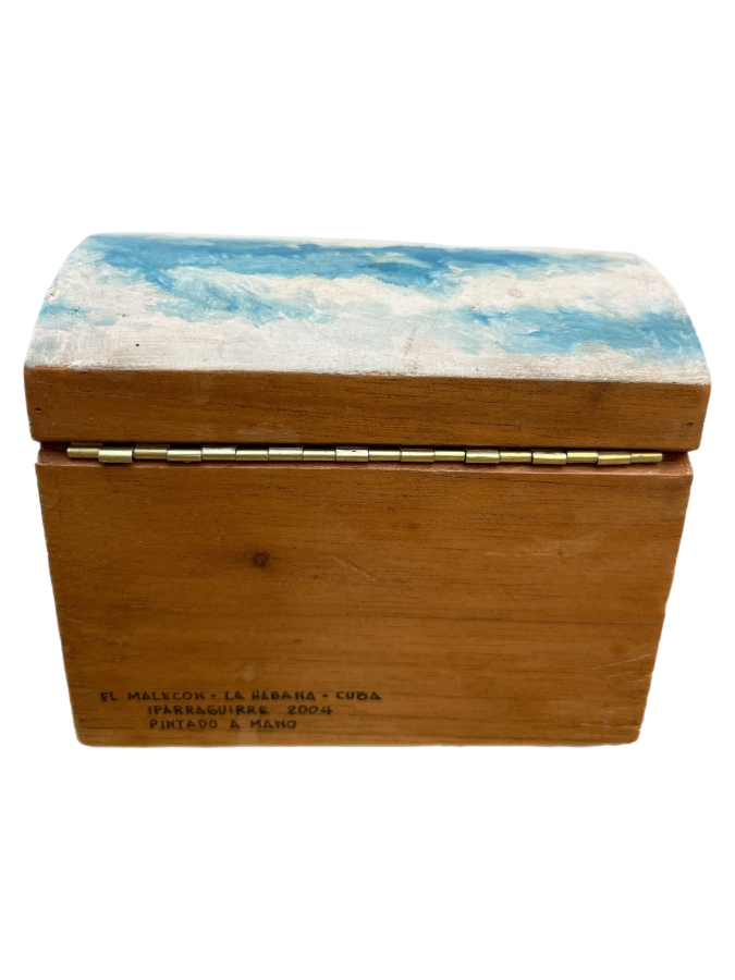 EL BOYAMA KÜBA “EL MALECÓN – LA HABANA” AHŞAP KUTU