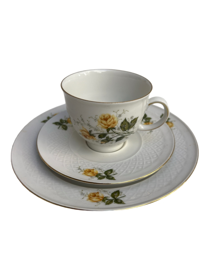 SELTMANN WEIDEN BAVARIA (W. GERMANY) 3’LÜ PORSELEN FİNCAN TAKIMI